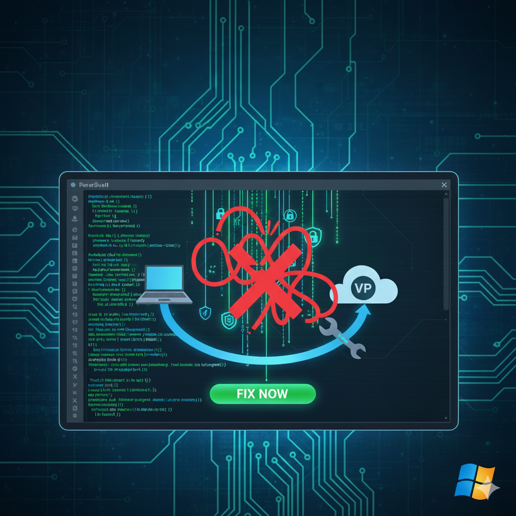 Решение проблемы с зависанием VPN-подключения в Windows